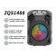 ZQS1488 sell well portable 4-inch speaker 8W power wireless bluetooth speaker with colorful lights