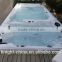 7.5m garden Swim Pool with Balboa BP, spatouch, microsilk & CE, SAA, ROSH approval massage luxury swim spa