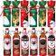 2022 New Luxury Home Decorations Santa Claus Snowman Ornaments Xmas Party Merry Christmas Decor Wine Bottle Cover