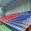 Wholesale Indoor Stadium Retractable Bleachers Grandstand with Tribune Telescopic Bleachers for Gym Usage