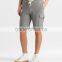 OEM Wholesale Mens Grey French Terry Cargo Shorts