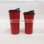 Red color double wall SS sublimation thermos vacuums flask