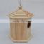 Wooden Bird Cage, Wood Bird House, Garden Decorative Bird Cage