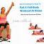 2015 Tri-action mini stepper integrating twist stepper and abs training functions