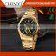 High Quality 3Atm Water Resistant Japan Movement Quartz Newest Golden Watch Men