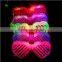 Glow in Dark Toys Glasses LED Light Flashing Heart Window-shades Mask Glasses Toy Light Up Party Supplies Kids Gift