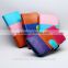 colorful beltloop flip magnetic stand wallet leather cases with window for htc one m7