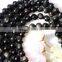 Authentic obsidian beads for jewelry making with Rainbow eye