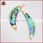 Fashion moon shape abalone shell pendant jewelry