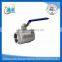 made in china casting stainless steel female threaded 2pc ball valve