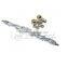 BJ-SL288-02 High quality Chrome Three Centered Skulls 10.25'' shift linkages