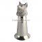 high quality unique stainless steel fox shot glass souvenirs gift