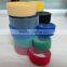 Customized colorful die cut back to back hook and loop tape fastener