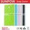 SUNPOW multi-function colorful style emergency auto jump starter car power bank