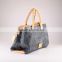 5144 Vintage Washed denim style tote handbag latest lady bags PU collection Woman trendy style.