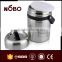 eco-friendly Stainless steel lunch food container,multi-layer to accomodate food