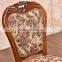 Restaurant Neoclassical Chinese antique wood hand carved back chair