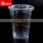 Supply disposable clear PET plastic cups with dome lids, cold drinking cups