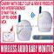 Sound Digital 2 way talk VOX 400M 2.4Ghz Clip Infant Wireless Audio Baby Monitor