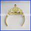 0.02kg Gold Crown With 15 Pink Diamonds