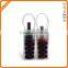 Decorative PVC Plastic Cooler Bag Single Wine Bottle Bag