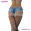 New Style Hot Ladies Damaged Shorts Women Denim Jean