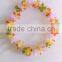 Customized Promotional Colorful Flower Lei Hawaii Collar for Hawaii