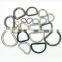 Wholesale Custom size small stainless steel d ring d shape rings for strap