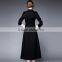 New Europe 2016 Women's Cotton Long Dresses Bohemian Femme Casual Clothing Slim Party Dresses