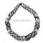 Fashion custom design 90s tattoo choker plastic crystal bead necklace                        
                                                Quality Choice