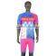 high quality short sleeve sublimation bicycle wear