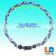 New design high quality germanium useful oem triple braided titanium sports necklace