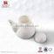 embooss pure white inch ceramic sauce pot