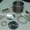 Cemented carbide insert for metal