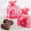 China cheap wedding organza bag for candy