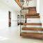 Floating staircase with Dark Wood Treads