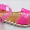 Factory Manufacture Light Color PVC Upper Women Sandals Outdoor Shoes