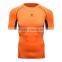 2016 Summer Compression T Shirt Fashion Outer Dry Fit Shirt Breathable Brand Clothing O-Neck Tees Crossfit Fitness Shirt