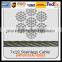 stainless wire mesh fence for security