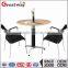 modern design negotiation round table decorative metal table legs