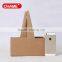 Portable Kraft Paper Coffee Cup Carrier for Single Use