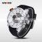 Weide Japan Movt Quartz Watch Stainless Steel Back Water Resistant 3atm Multifunctional Sport Watches Men