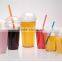 PET Clear Disposable Plastic Smoothie Cup/Cold Ice Smoothie Use Plastic Cup