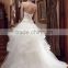 (MY2199) MARRY YOU Alibaba Sweetheart Heavily Beaded Bodice High Low Ruffle Skirt Wedding Dress 2016