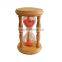 High Quality Solid Large Wooden Sand Clock Sand Timer Hourglass