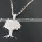 Alloy Family Tree Pendant Chain Style Necklace