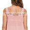 Latest arrival fashion top designs sleeveless embroidered top for women                        
                                                Quality Choice