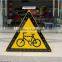 Solar Road Safety reflective traffic flash warning triangle