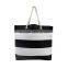 Nautical Rope Handle Tote stripe/chevron cotton beach bag