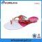 Newest crystal lady pvc china flipper slipper